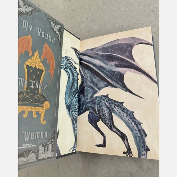 Iron Flame Lilac Library RARE Special HC Rebecca Yarros Fourth Wing Sprayed - Picture 3 of 7